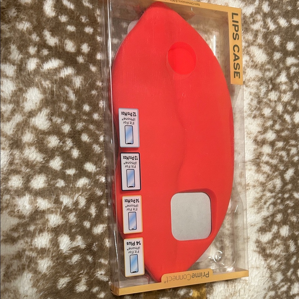 Red Lips Cell iPhone 12/13/14 case